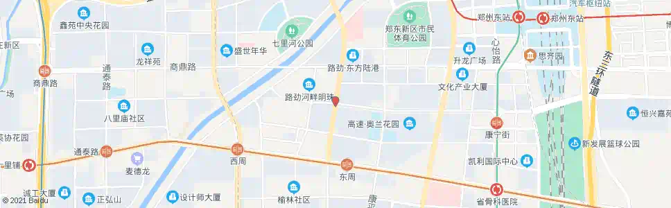 郑州康宁街农业南路_公交站地图_郑州公交_妙搜公交查询2024