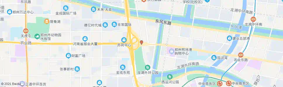 郑州龙湖外环西路农业东路_公交站地图_郑州公交_妙搜公交查询2024