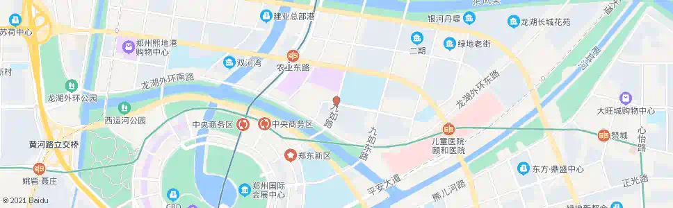 郑州九如路天韵街_公交站地图_郑州公交_妙搜公交查询2024