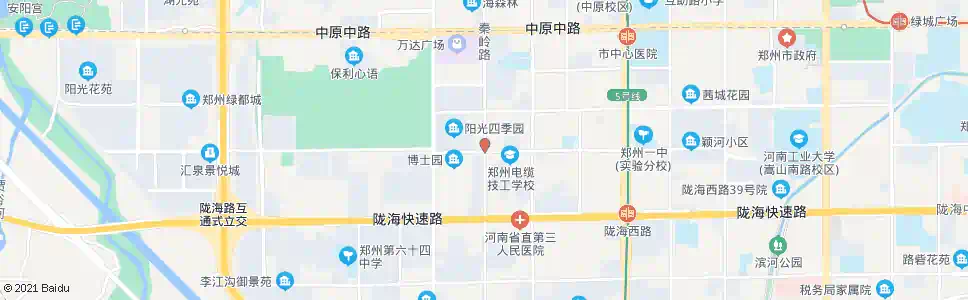 郑州秦岭路颖河路站_公交站地图_郑州公交_妙搜公交查询2024