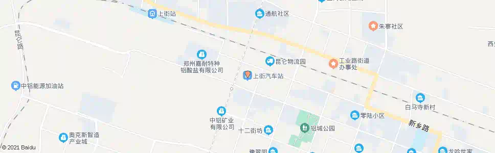 郑州上街汽车站_公交站地图_郑州公交_妙搜公交查询2024