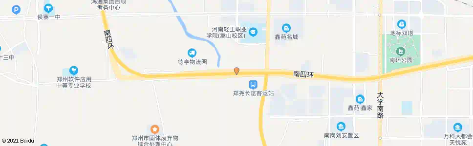 郑州南四环郭家咀_公交站地图_郑州公交_妙搜公交查询2024