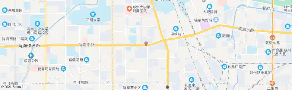 郑州陇海路庆丰街站_公交站地图_郑州公交_妙搜公交查询2024