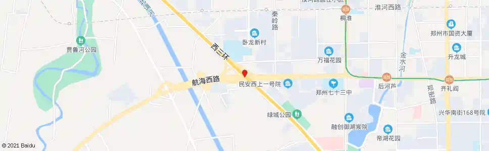 郑州西三环航海路站_公交站地图_郑州公交_妙搜公交查询2024