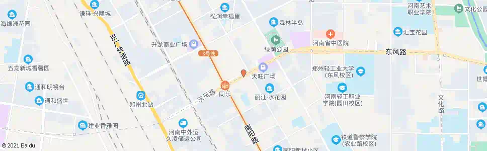 郑州东风路丰乐路_公交站地图_郑州公交_妙搜公交查询2024