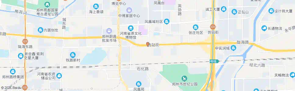 郑州陇海路玉凤路站_公交站地图_郑州公交_妙搜公交查询2024