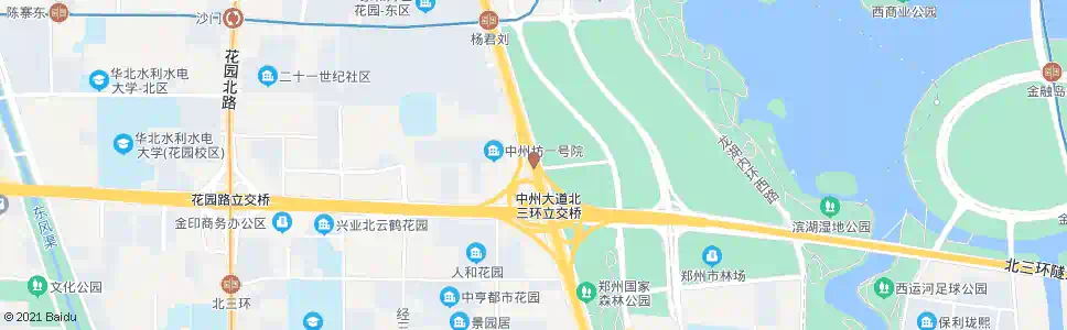 郑州中州大道北三环_公交站地图_郑州公交_妙搜公交查询2024