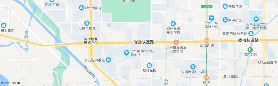 郑州陇海路昆仑路_公交站地图_郑州公交_妙搜公交查询2024