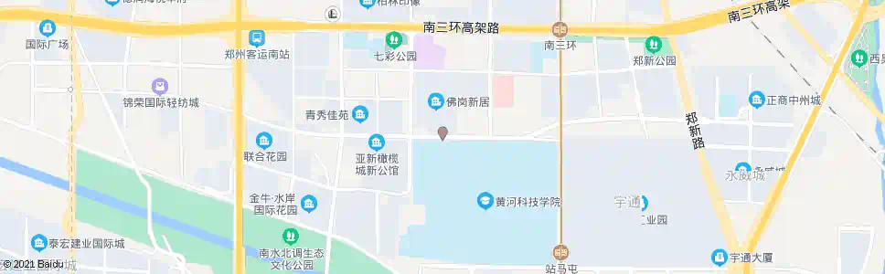 郑州佛岗新居南门_公交站地图_郑州公交_妙搜公交查询2024