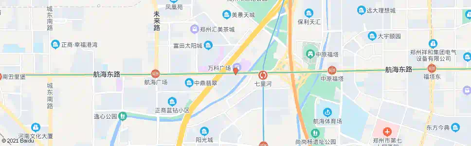 郑州航海路七里河桥站_公交站地图_郑州公交_妙搜公交查询2024