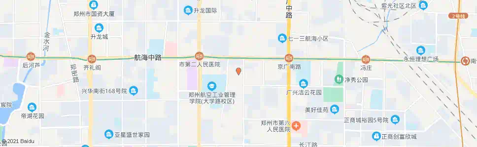 郑州建云路航海路_公交站地图_郑州公交_妙搜公交查询2024