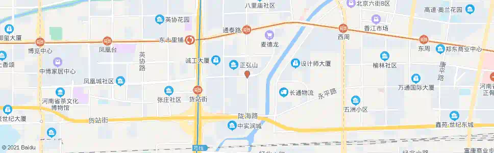 郑州通泰路白庄街_公交站地图_郑州公交_妙搜公交查询2024