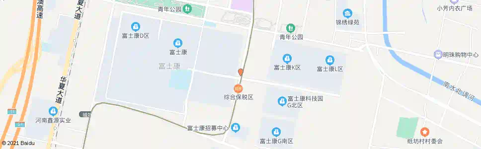 郑州富士康_公交站地图_郑州公交_妙搜公交查询2024