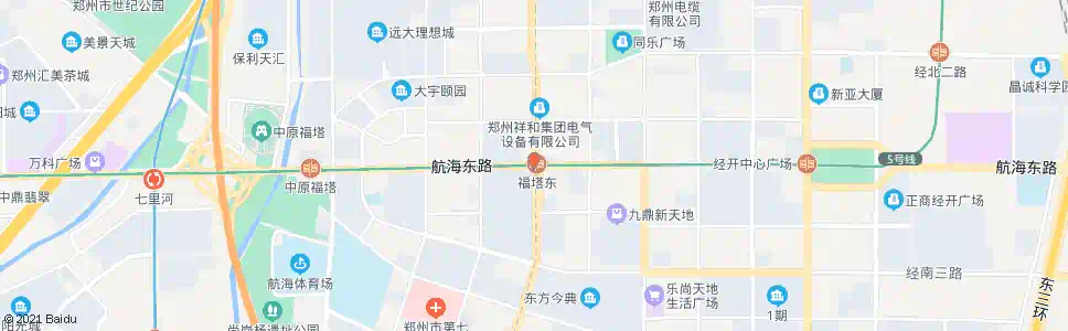 郑州航海路经开第三大街_公交站地图_郑州公交_妙搜公交查询2024