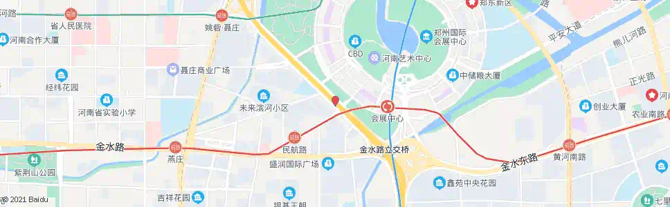 郑州中州大道民航路站_公交站地图_郑州公交_妙搜公交查询2024