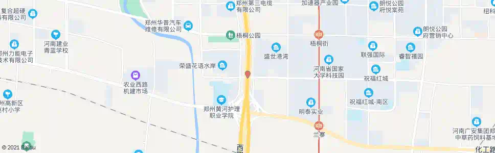 郑州药厂街西四环_公交站地图_郑州公交_妙搜公交查询2024