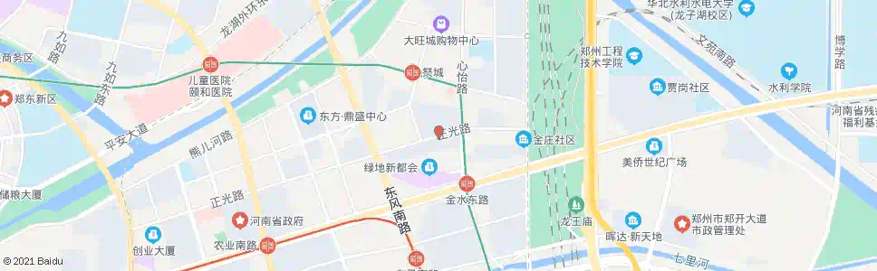 郑州正光路陈庄街_公交站地图_郑州公交_妙搜公交查询2024