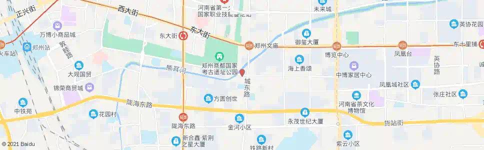 郑州城南路城东路_公交站地图_郑州公交_妙搜公交查询2024