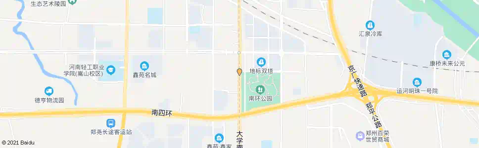 郑州大学南路烟墩坡_公交站地图_郑州公交_妙搜公交查询2024