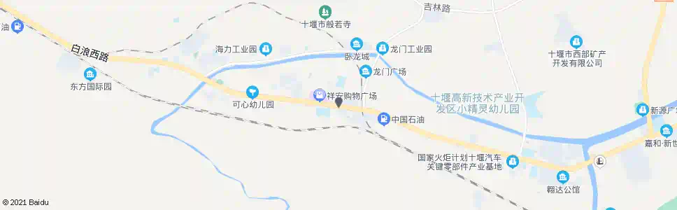 十堰汽配城东_公交站地图_十堰公交_妙搜公交查询2024