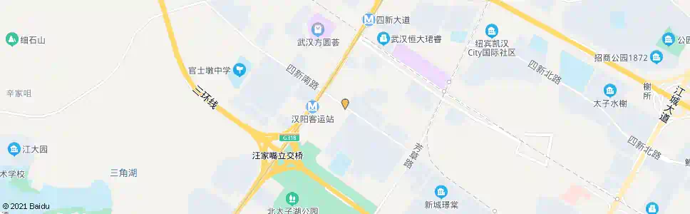 武汉四新南路客运中心_公交站地图_武汉公交_妙搜公交查询2024