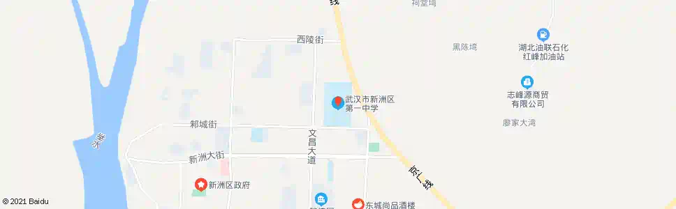 武汉邾城街新洲一中_公交站地图_武汉公交_妙搜公交查询2024