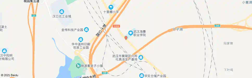 武汉318国道海事学院_公交站地图_武汉公交_妙搜公交查询2024