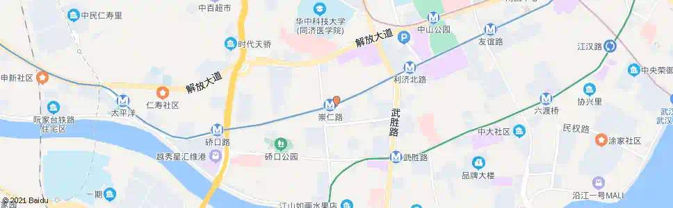 武汉京汉大道站邻街_公交站地图_武汉公交_妙搜公交查询2024