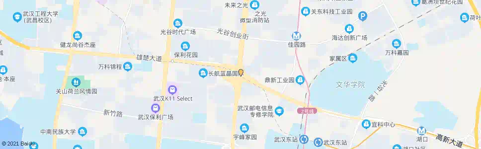 武汉高新大道brt光谷大道站_公交站地图_武汉公交_妙搜公交查询2024