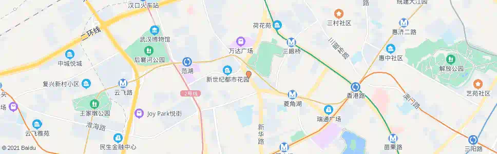 武汉新华路马场角_公交站地图_武汉公交_妙搜公交查询2024