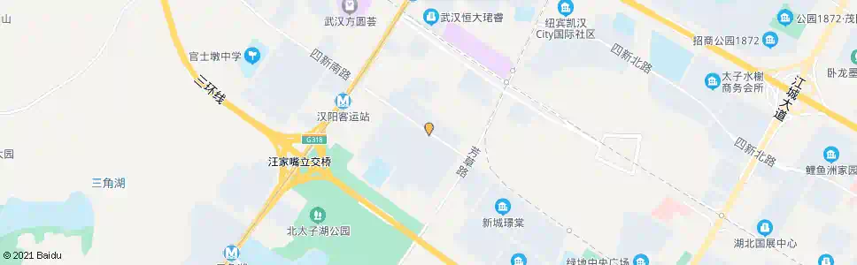 武汉四新南路米兰小镇_公交站地图_武汉公交_妙搜公交查询2024