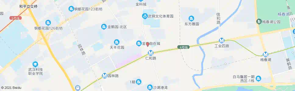 武汉仁和路团结大道_公交站地图_武汉公交_妙搜公交查询2024