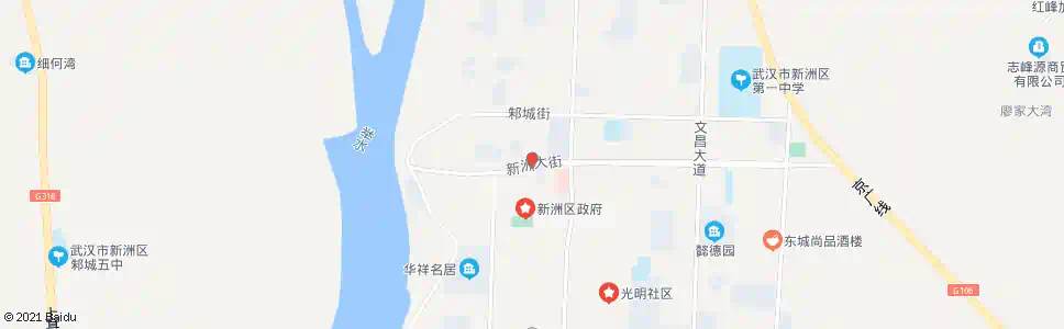 武汉新洲大街区公安局_公交站地图_武汉公交_妙搜公交查询2024