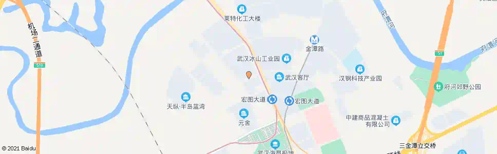 武汉银潭路特检所_公交站地图_武汉公交_妙搜公交查询2024