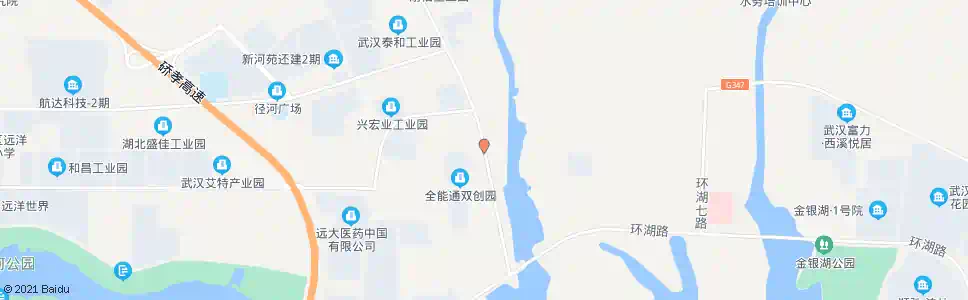 武汉银柏路环湖中路_公交站地图_武汉公交_妙搜公交查询2024