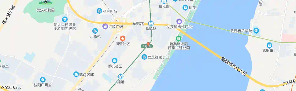 武汉鹦鹉大道瓜堤_公交站地图_武汉公交_妙搜公交查询2024