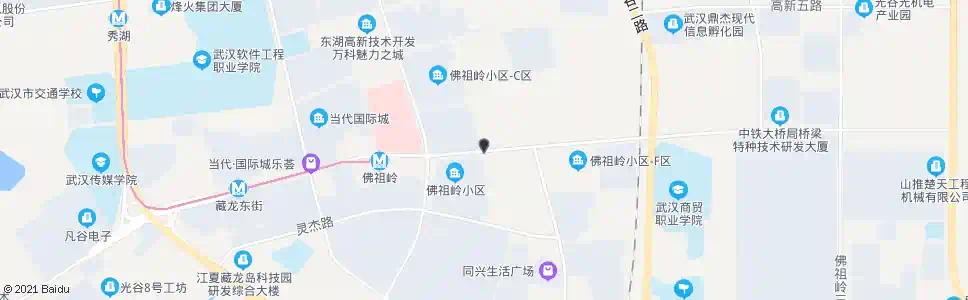 武汉高新六路流芳大街(临时站)_公交站地图_武汉公交_妙搜公交查询2024