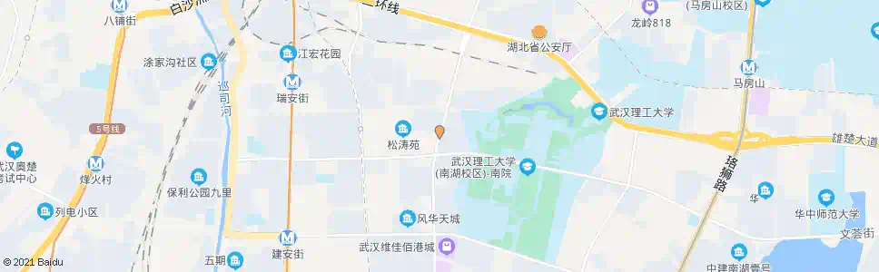 武汉丁字桥南路江南庭园_公交站地图_武汉公交_妙搜公交查询2024