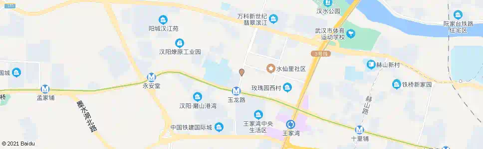 武汉玉龙路朱家亭_公交站地图_武汉公交_妙搜公交查询2024