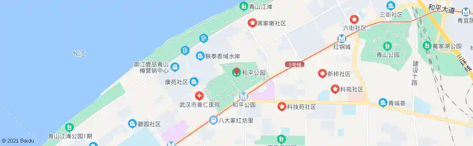 武汉临江大道和平公园_公交站地图_武汉公交_妙搜公交查询2024