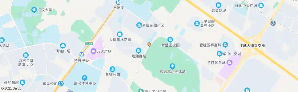 武汉芳草路新民路_公交站地图_武汉公交_妙搜公交查询2024