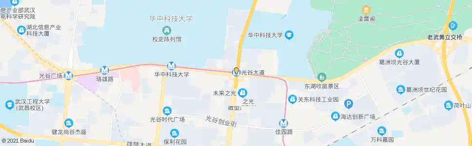 武汉滨湖大道光谷大道_公交站地图_武汉公交_妙搜公交查询2024