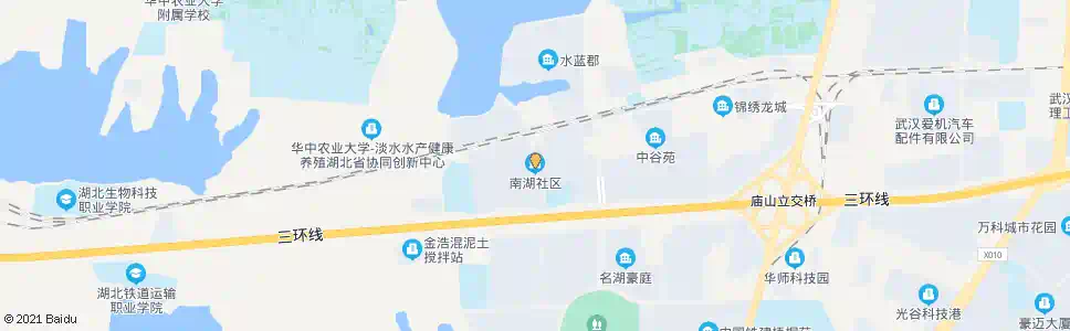 武汉南湖社区_公交站地图_武汉公交_妙搜公交查询2024