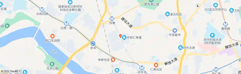 武汉汉西路汉西巷_公交站地图_武汉公交_妙搜公交查询2024