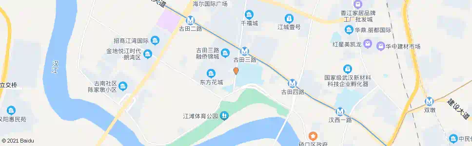 武汉古田三路易农街_公交站地图_武汉公交_妙搜公交查询2024