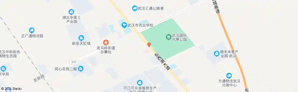 武汉东西湖大道走马岭_公交站地图_武汉公交_妙搜公交查询2024