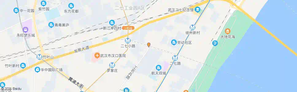 武汉二七路黑泥湖路_公交站地图_武汉公交_妙搜公交查询2024