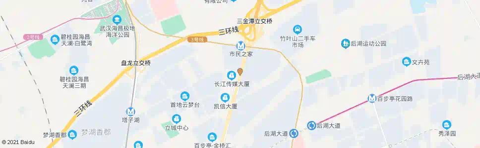 武汉金桥大道武汉市民之家_公交站地图_武汉公交_妙搜公交查询2024