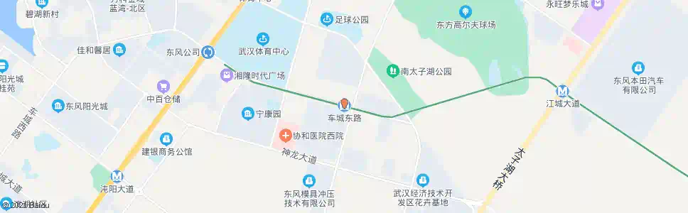 武汉车城东路地铁车城东路站_公交站地图_武汉公交_妙搜公交查询2024