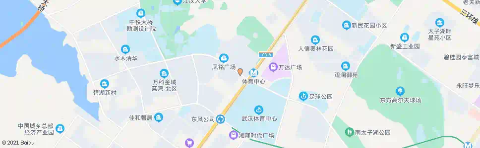 武汉三角湖路新东风一路_公交站地图_武汉公交_妙搜公交查询2024